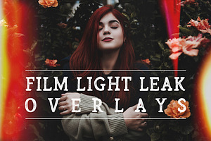 40 Vintage Film Light Leak Overlays