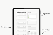 Digital Wellness Planner Bundle, a Templates & Theme by Gentle Glow Club (Thumbnail 2 of 4)