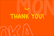 Monoka - Handwritten Uppercase Font, a Script Font by Boediman (Thumbnail 6 of 6)