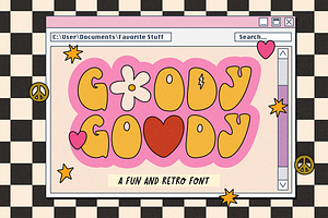 GOODY-GODDY FUN RETRO FONT