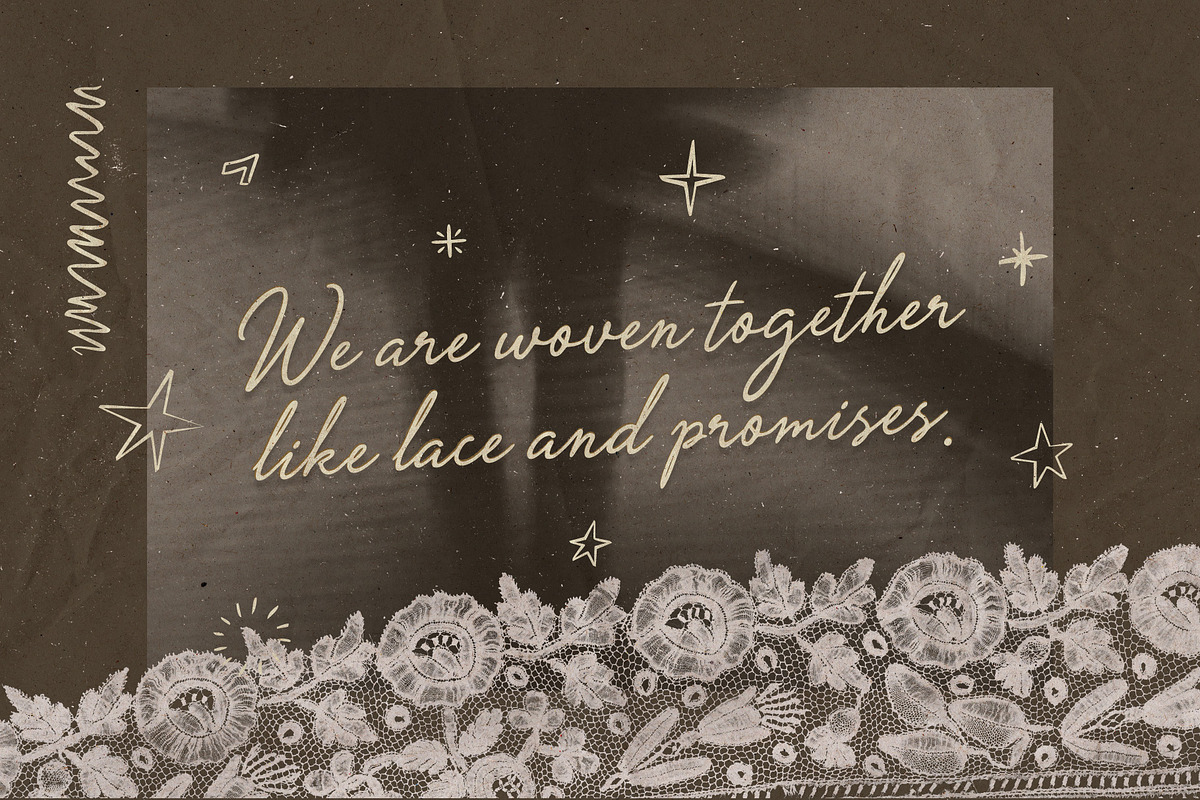 Royale Magnolia Romantic Vintage Duo, a Script Font by Tyasify (Photo 13 of 15)