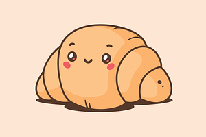 Kawaii Croissant