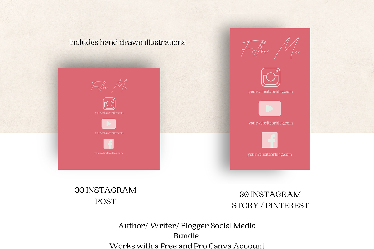 Canva Social Media Template Bundle, a Social Media Template by Little Creative Scribbles (Photo 9 of 9)