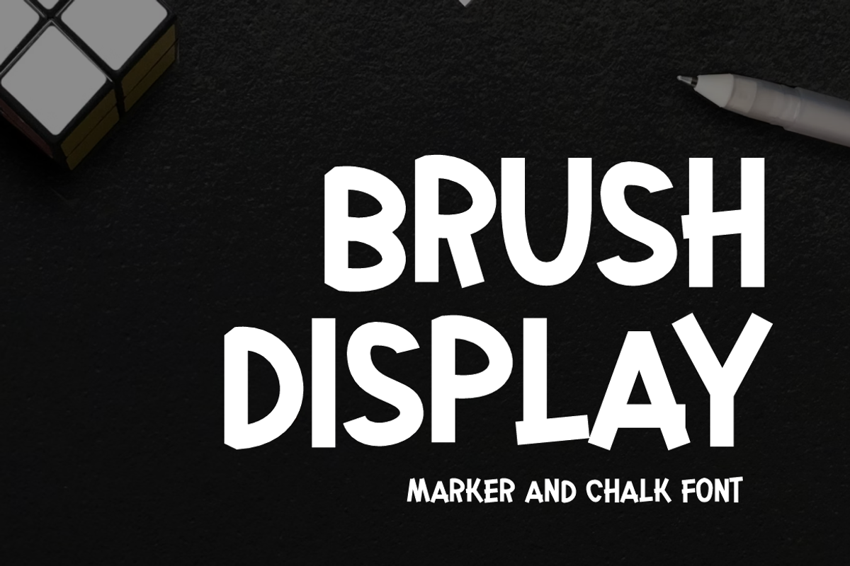 Marker Redazo - Chalk Font, a Handwritten Font by QR Design Studio (Photo 2 of 6)