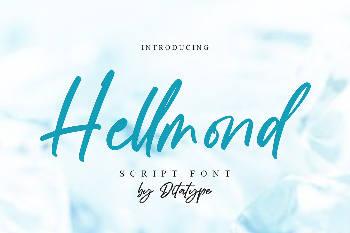 Hellmond, a Script Font by Ditatype (Photo 1 of 7)