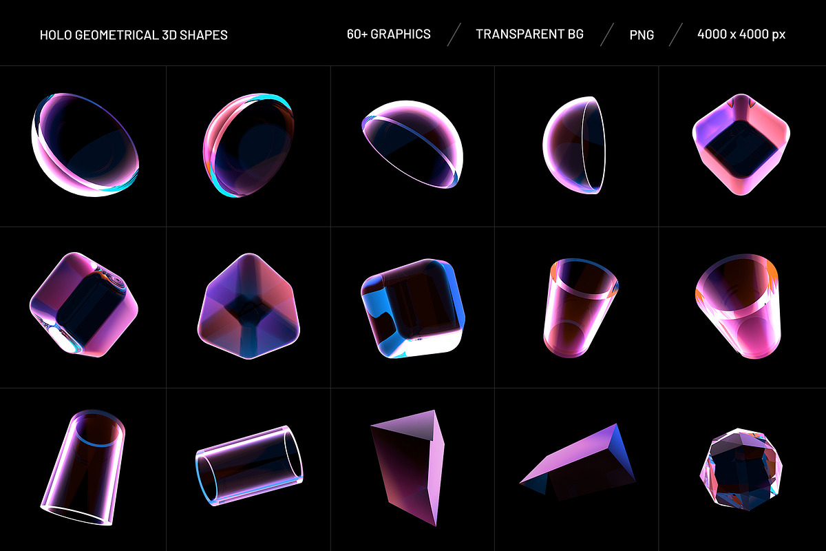 60+ Geometrical 3D illustrations, an Object Graphic by assetpro.design (Photo 2 of 8)