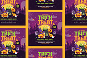 Halloween Trick or Treat Flyer, a Flyer Template by Creativestoree (Thumbnail 2 of 5)