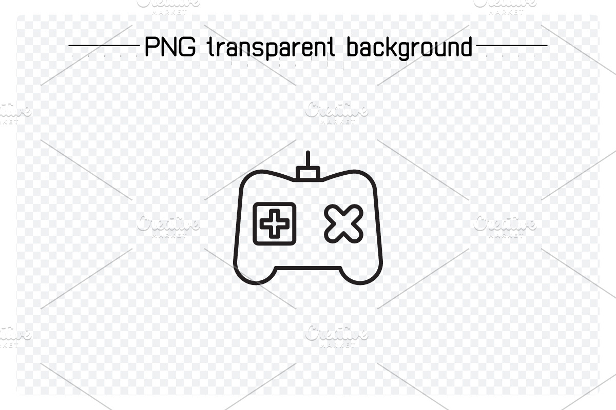 Video Gamepad Line Icons Set, an Outline Icon by Designfour (Photo 2 of 7)