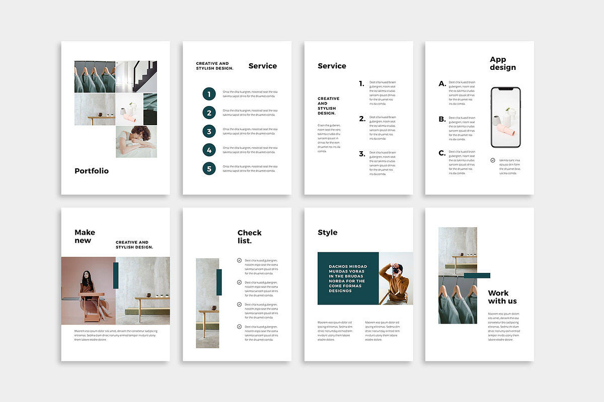 NOYA - Vertical Powerpoint Template, a Presentation Template by PixaSquare