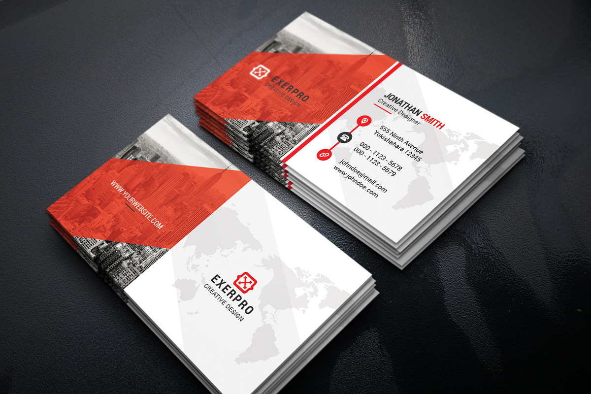 Corporate Business Card Template, a Business Card Template by Shapnochura Design Studio (Photo 3 of 4)