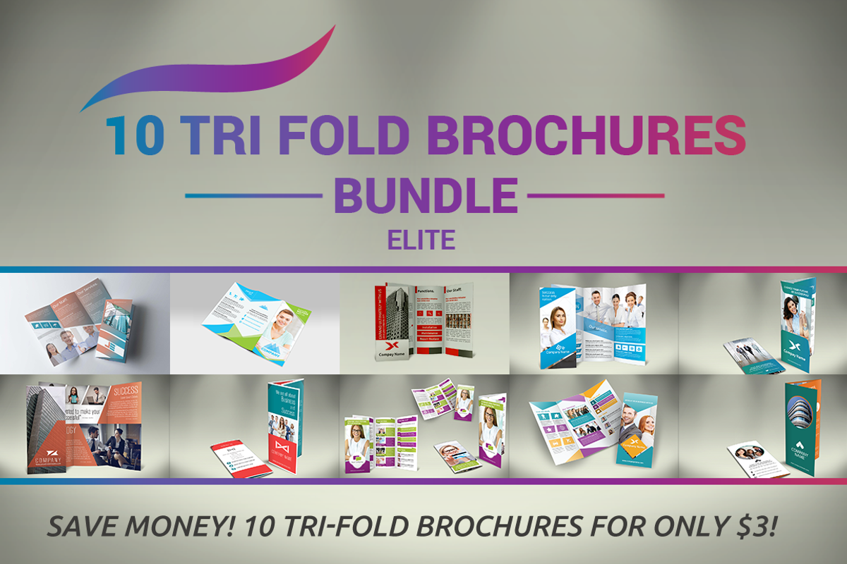10 Tri fold Brochures Bundle - SK, a Brochure Template by UNIK Agency (Photo 1 of 10)
