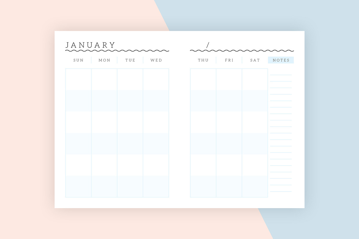 A5 Ultimate Planner Sheet, a Stationery Template by Amit Debnath (Photo 3 of 6)