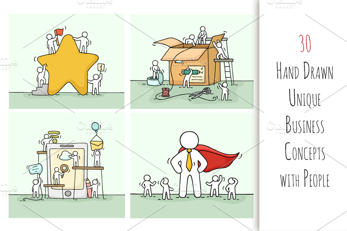Business concepts with people #2, a Finance Illustration by Sapunkele (Photo 2 of 2)