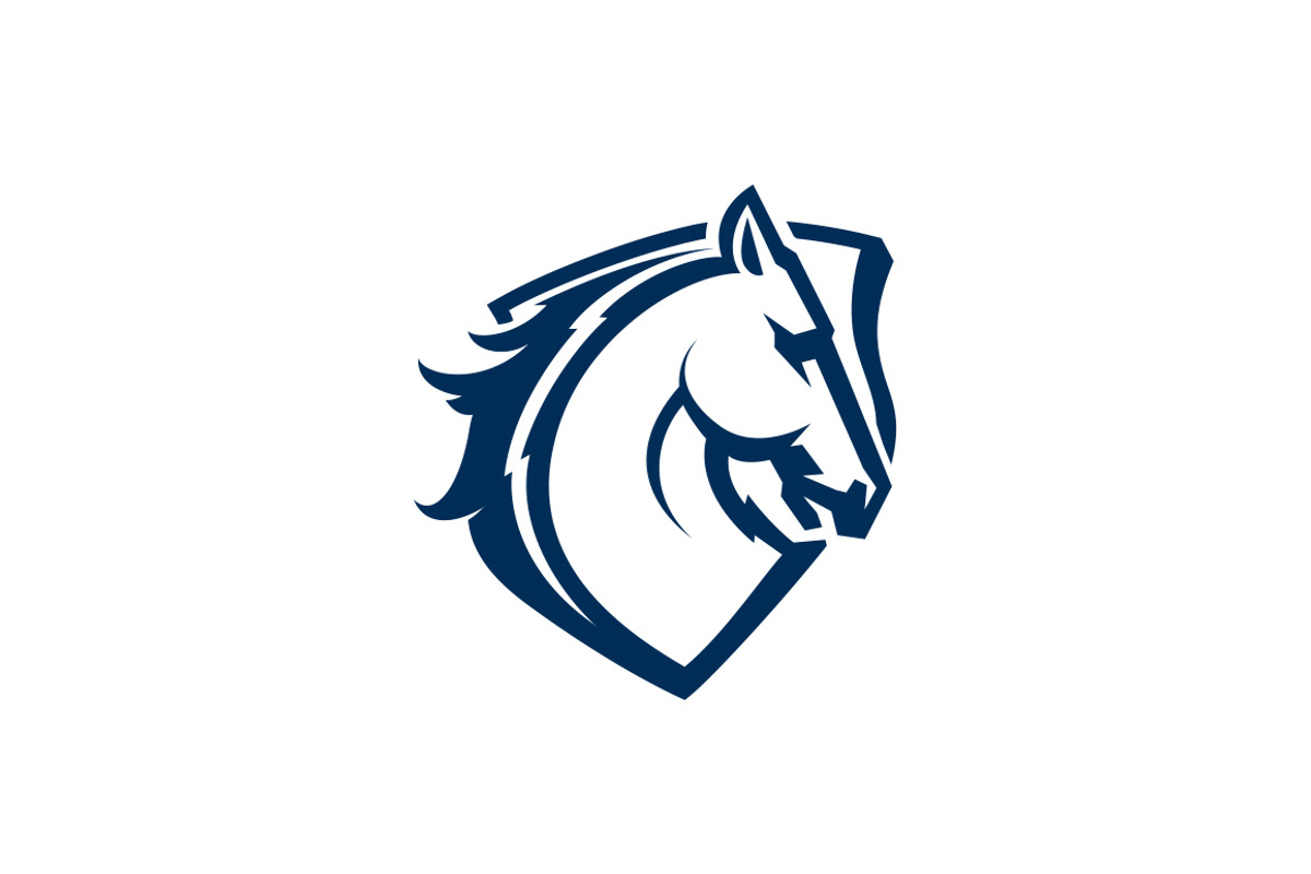 Mustang head logotype, a Branding & Logo Template by Mister Chek (Photo 2 of 3)