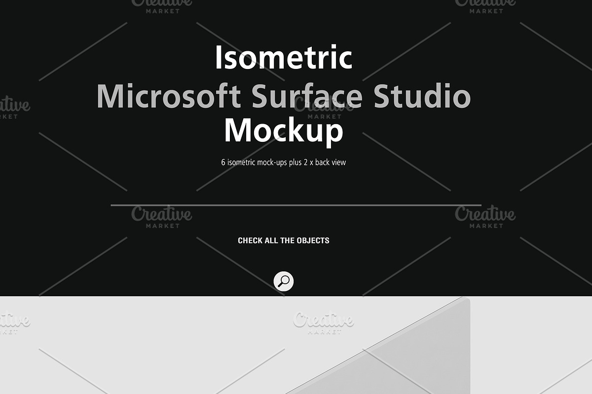 Isometric Microsoft Studio Mock-up, a Product Mockup by IsometricWorld (Photo 2 of 5)