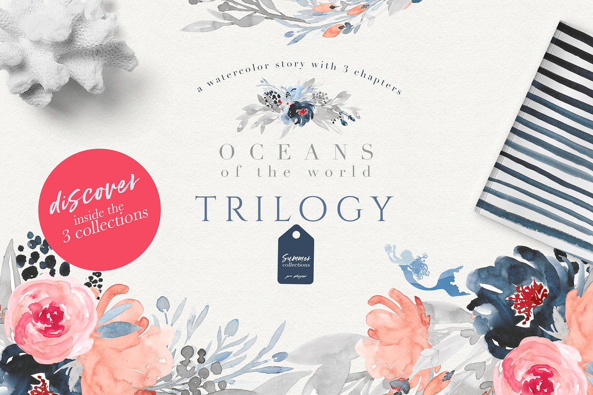 Oceans of the World Trilogy, an Object Graphic by Isabelle Salem (Photo 1 of 7)