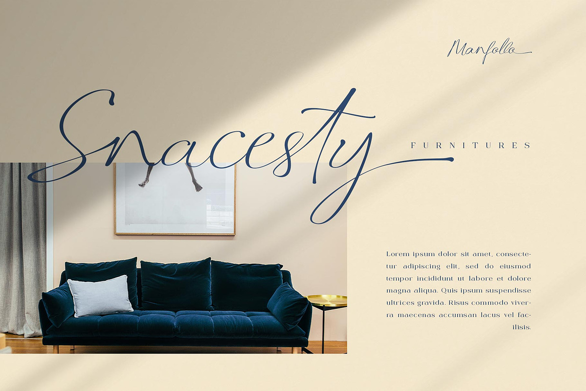 Manfollo Modern Script, a Script Font by alit design (Photo 13 of 15)