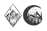 Outdoor Graphic / badge, an Object Illustration by Wak Jay Creative Studio (Thumbnail 10 of 14)