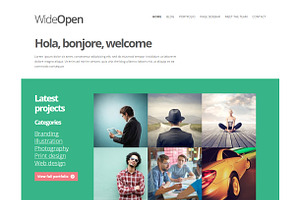 WideOpen: Responsive WordPress Theme