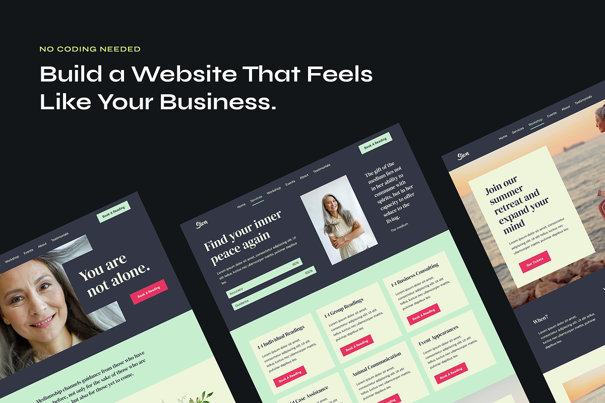Psychic Medium Website Template, a WordPress Template by Awakened Templates (Photo 2 of 6)