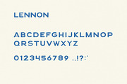 Lennon | A Vintage Display Font, a Handwritten Font by Taylor Penton (Thumbnail 5 of 5)