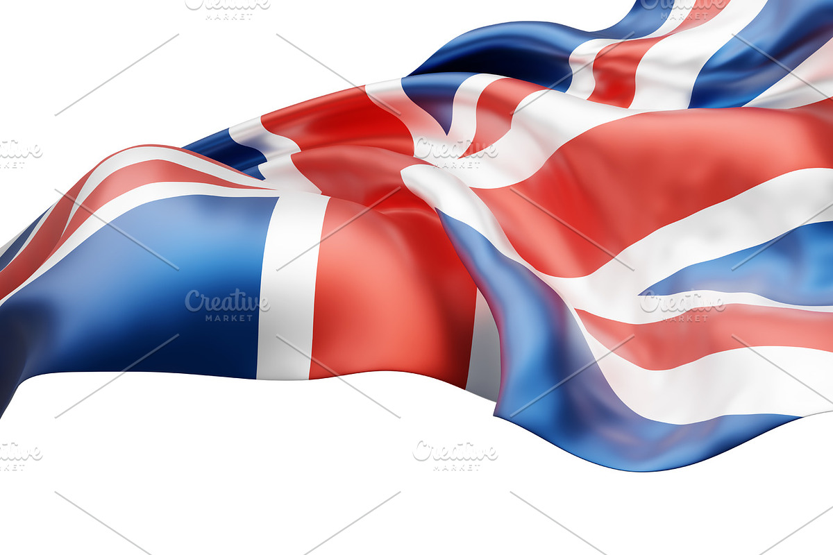 United kingdom or england flag, an Education Illustration by ArtBackground