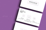Bring Minimalist Business Card  V.68, a Business Card Template by Ctrl space studio (Thumbnail 3 of 6)