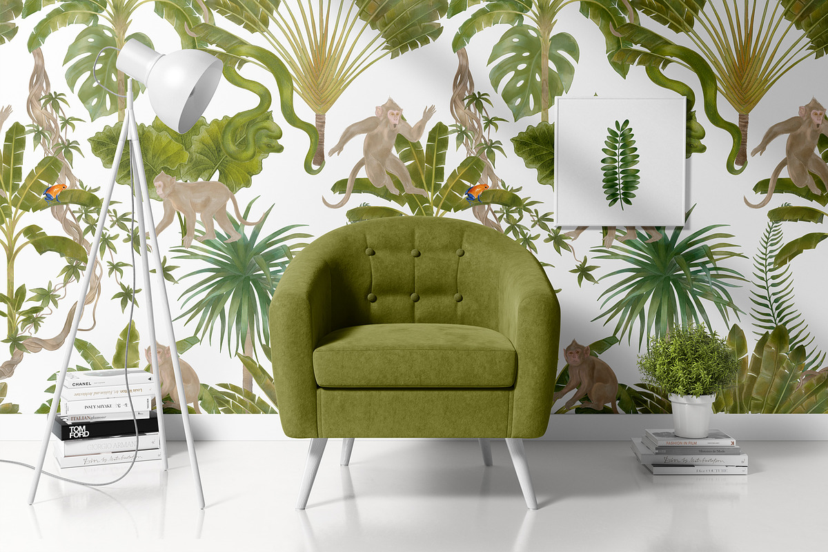 Jungle Book clipart and patterns, an Object Graphic by mila_leev (Photo 7 of 17)