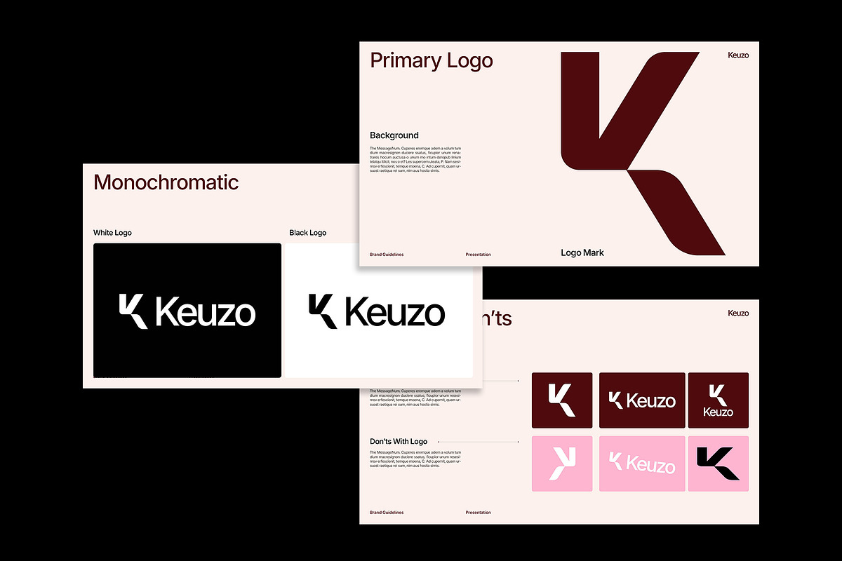 Keuzo - Brand Guideline Presentation, a Branding & Logo Template by Devators (Photo 4 of 7)