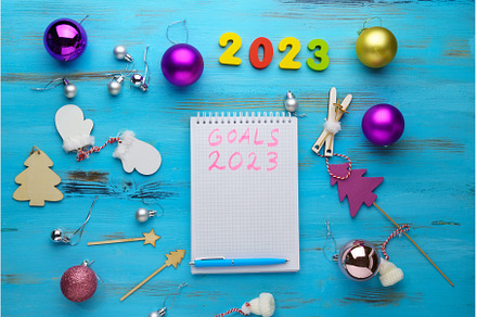 New Year goals for 2023 planning New, a Business Photo by darksoul72