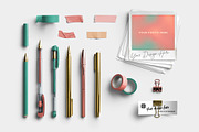 Marina Pens and Washi Pack, an Advertising Mockup by Custom Scene (Thumbnail 9 of 10)
