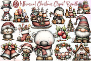 Whimsical Christmas Clipart Bundle, an Illustration by Sublimation Artist (Thumbnail 1 of 6)