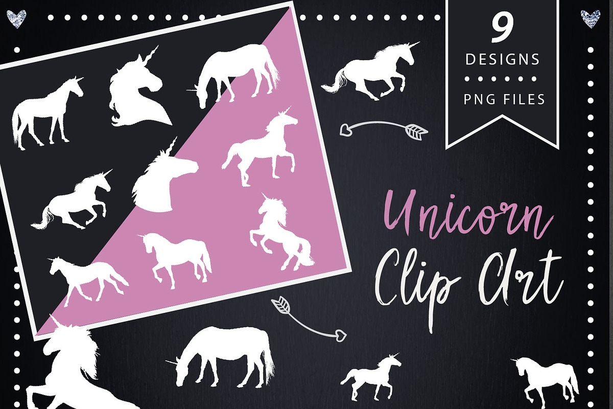 Unicorn Clipart, a Graphic by ConfettiBears (Photo 1 of 5)