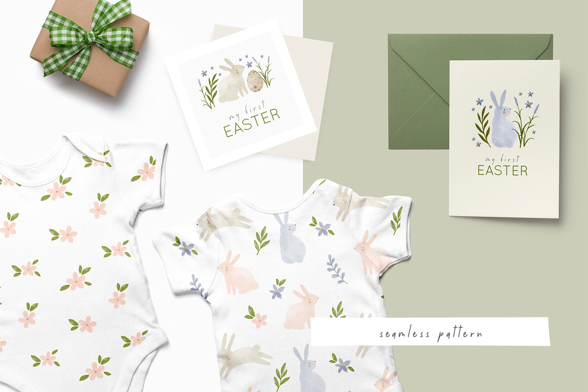 Happy Easter! Watercolor spring set, an Animal Illustration by Cute And Wild (Photo 7 of 8)