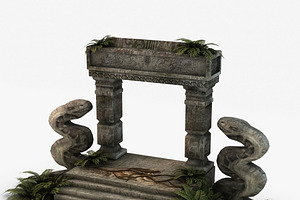 Ancient Entrance Jungle Ruins