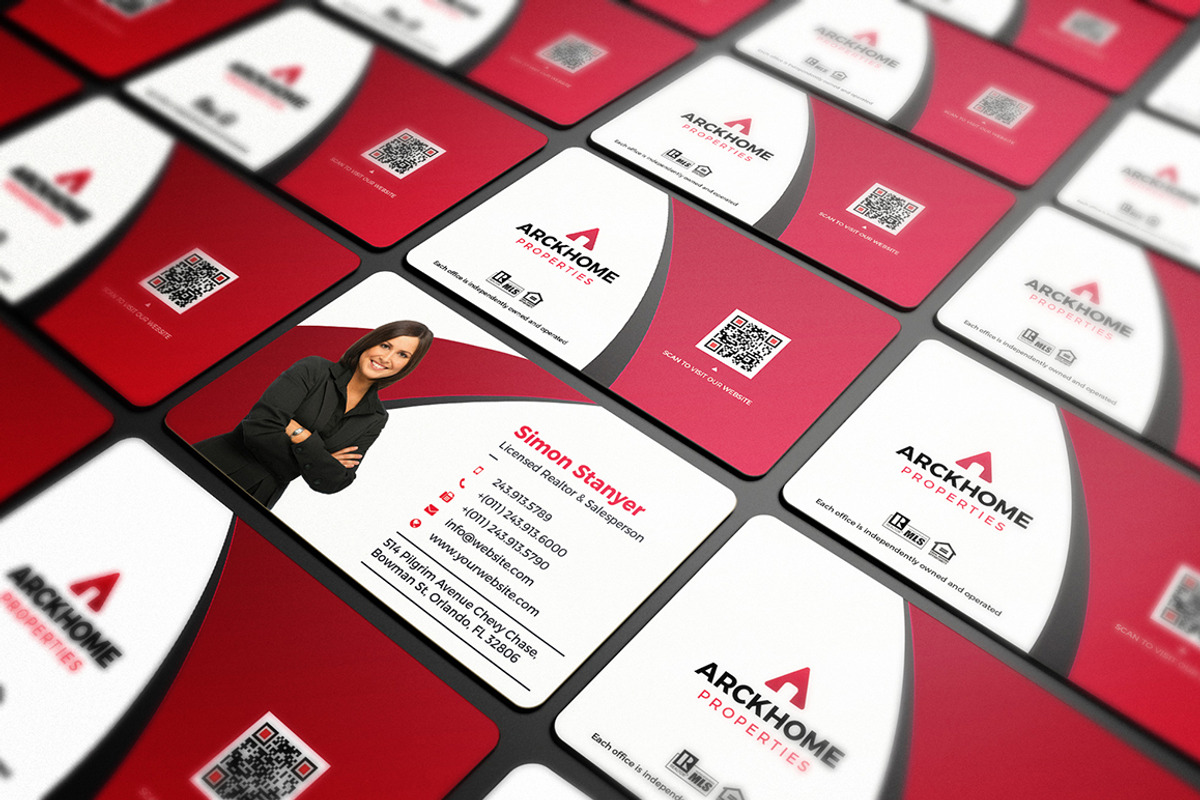 Real Estate Business Card, a Business Card Template by GraphicsEgg (Photo 2 of 3)