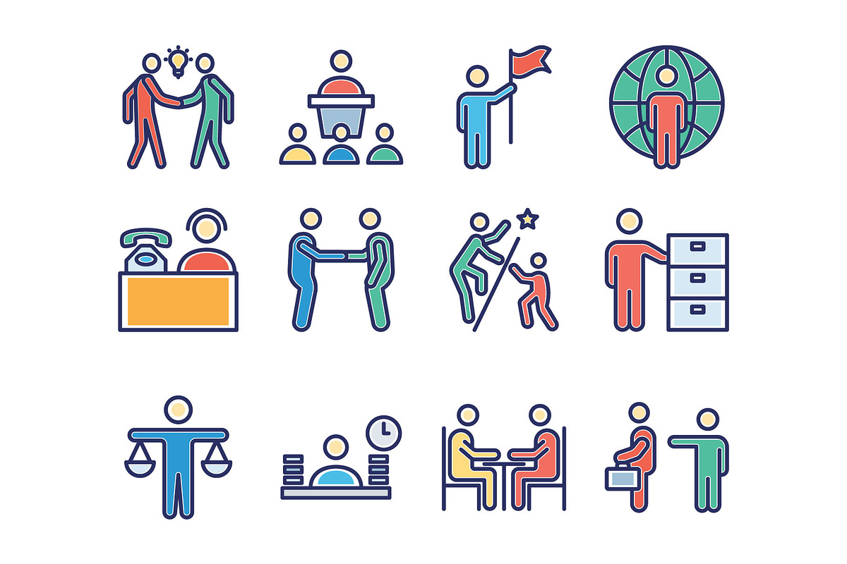 Pictograph Vector Icons, a Solid Icon by Vector Portal (Photo 6 of 6)