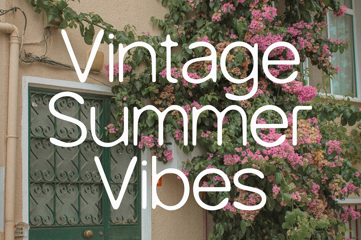 Summer Riviera Vintage & Summer Sans, a Sans Serif Font by Schrifted Type (Photo 3 of 8)