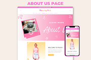 Shopify Theme Boutique Peachy Pink, a Shopify Template by Websiteboy (Thumbnail 3 of 20)
