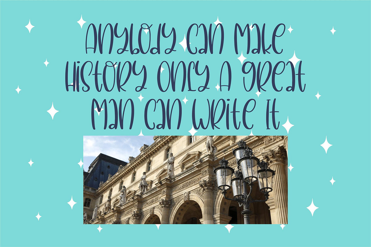 BlueBird Quirky LS, a Script Font by GranzCreative (Photo 10 of 11)