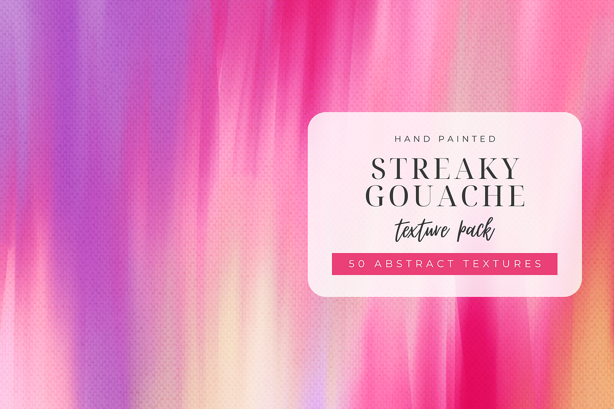 Streaky Gouache Texture Pack, a Texture Graphic by Printable Pretty Studio (Photo 2 of 11)