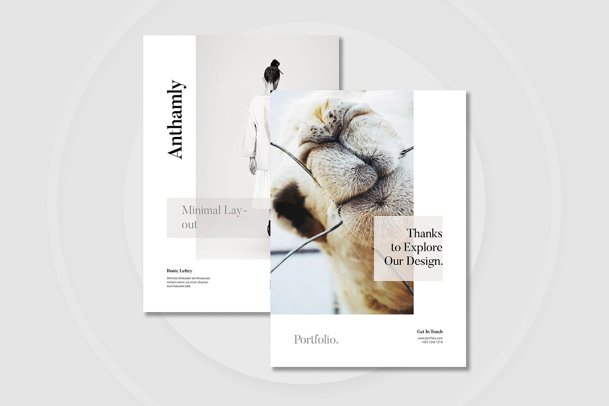 Minimal Modern Portfolio Template, a Presentation Template by astutedesign11 (Photo 13 of 13)