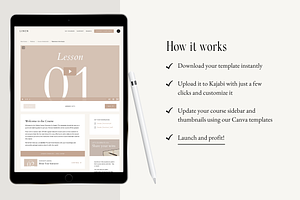 Kajabi Product Template For Courses
