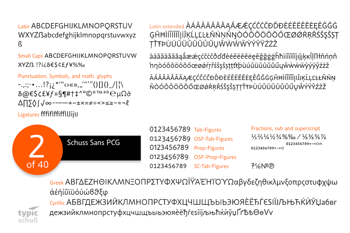 SchussSansPCG No.02 (1 Font) preview 4