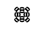 Abstract Barrel Symbol Icon Logo, a Branding & Logo Template by Buqancreative (Thumbnail 1 of 5)