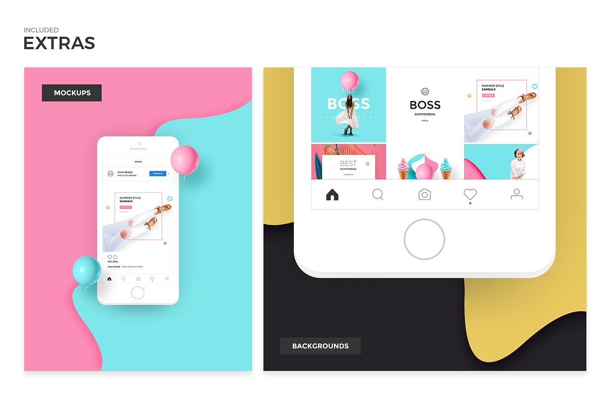 InstaBoss Social Media Pack, a Social Media Template by Skewline (Photo 11 of 11)