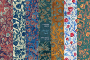Shabby floral seamless watercolor, a Pattern Graphic by PatternsBlooming (Thumbnail 1 of 7)