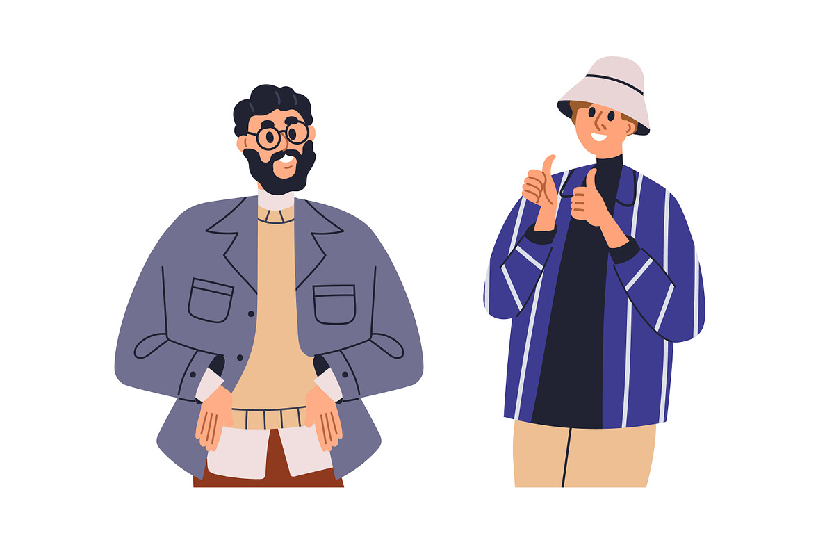 Modern happy people set, a Person Illustration by Good Studio (Photo 6 of 8)