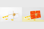 GIFT WRAP MOCKUPS PSD Layered, a Packaging Mockup by bazarova (Thumbnail 3 of 20)