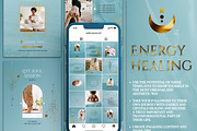 Spiritual Instagram Posts | Reiki, a Social Media Template by Under My Cozy Roof (Thumbnail 6 of 11)